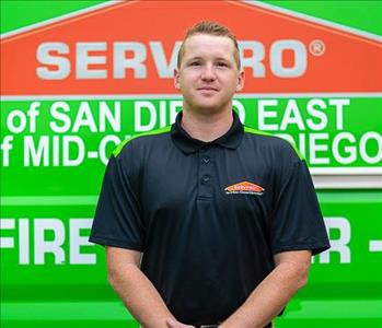 Tyler Ellefsen, team member at SERVPRO of Mid-City San Diego