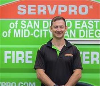 Warren Conner, team member at SERVPRO of Mid-City San Diego